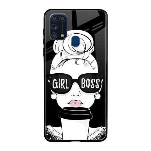 Girl Boss Samsung Galaxy M31 Glass Back Cover Online
