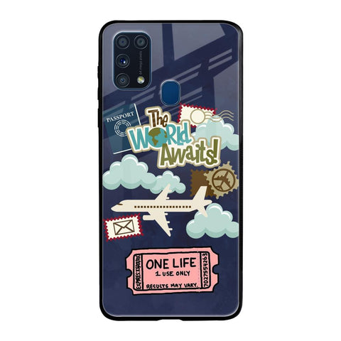 Tour The World Samsung Galaxy M31 Glass Back Cover Online