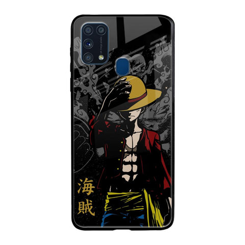 Dark Luffy Samsung Galaxy M31 Glass Back Cover Online