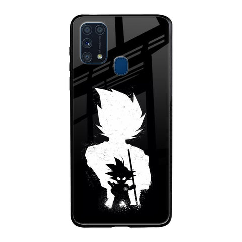 Monochrome Goku Samsung Galaxy M31 Glass Back Cover Online