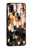 Bronze Abstract Glass Case for Samsung Galaxy M31s