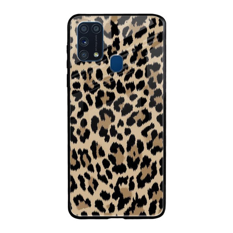 Leopard Seamless Samsung Galaxy M31 Glass Cases & Covers Online