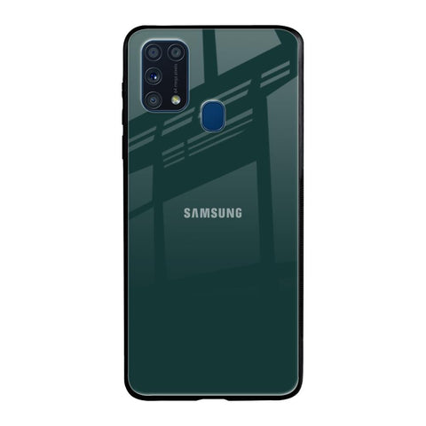 Olive Samsung Galaxy M31 Glass Back Cover Online