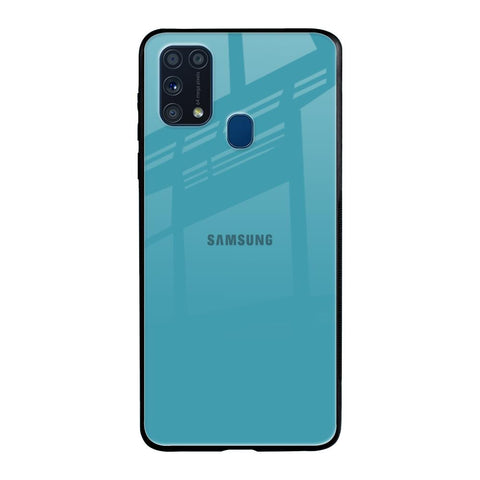 Oceanic Turquiose Samsung Galaxy M31 Glass Back Cover Online