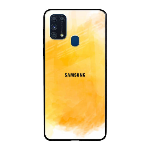 Rustic Orange Samsung Galaxy M31 Glass Back Cover Online
