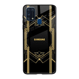 Sacred Logo Samsung Galaxy M31 Glass Back Cover Online