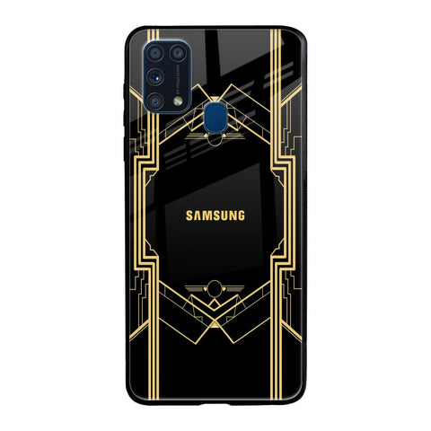 Sacred Logo Samsung Galaxy M31 Glass Back Cover Online