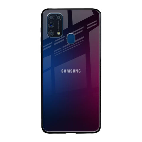 Mix Gradient Shade Samsung Galaxy M31 Glass Back Cover Online
