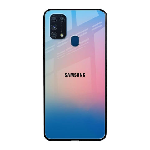 Blue & Pink Ombre Samsung Galaxy M31 Glass Back Cover Online