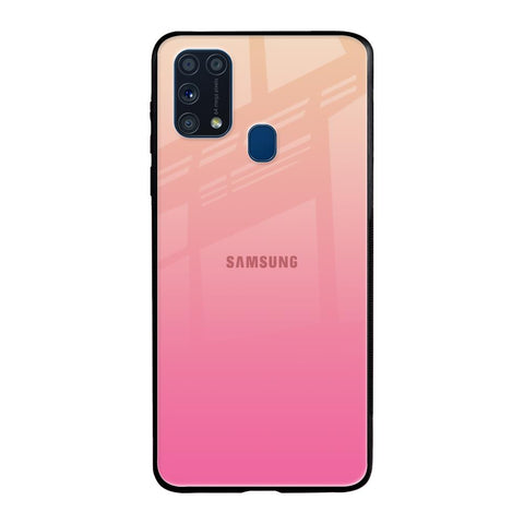 Pastel Pink Gradient Samsung Galaxy M31 Glass Back Cover Online