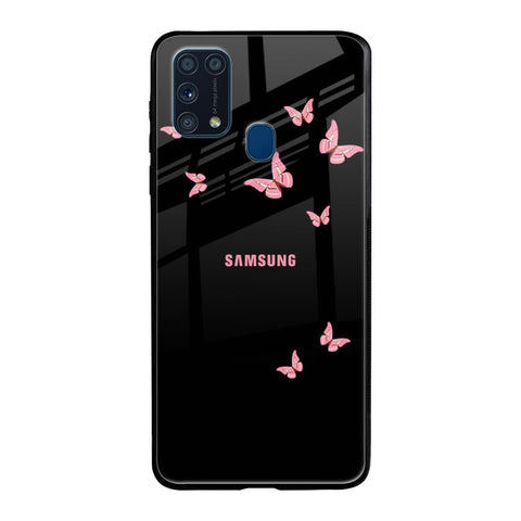 Fly Butterfly Samsung Galaxy M31 Glass Back Cover Online
