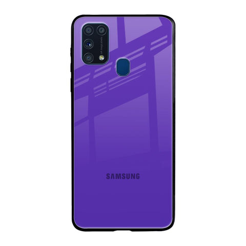 Amethyst Purple Samsung Galaxy M31 Glass Back Cover Online