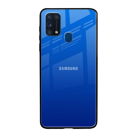 Egyptian Blue Samsung Galaxy M31 Glass Back Cover Online