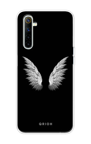 White Angel Wings Realme 6 Back Cover