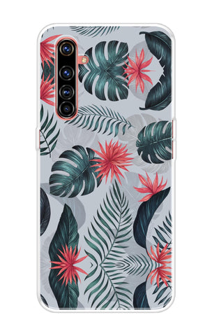 Retro Floral Leaf Realme X50 Pro Back Cover