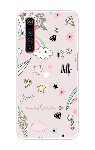 Unicorn Doodle Realme X50 Pro Back Cover