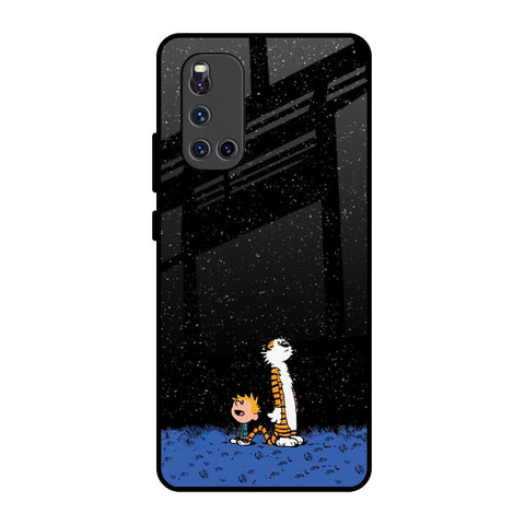 Night Sky Star Vivo V19 Glass Back Cover Online