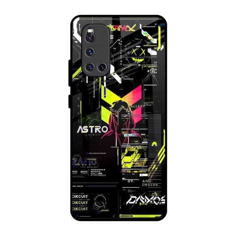 Astro Glitch Vivo V19 Glass Back Cover Online