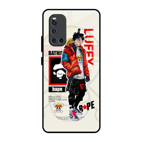 Bape Luffy Vivo V19 Glass Back Cover Online