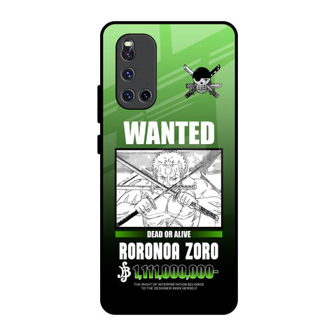 Zoro Wanted Vivo V19 Glass Back Cover Online
