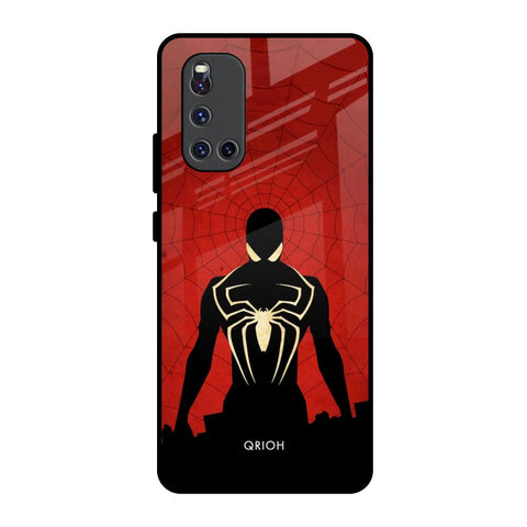 Mighty Superhero Vivo V19 Glass Back Cover Online