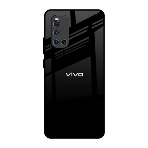 Jet Black Vivo V19 Glass Back Cover Online