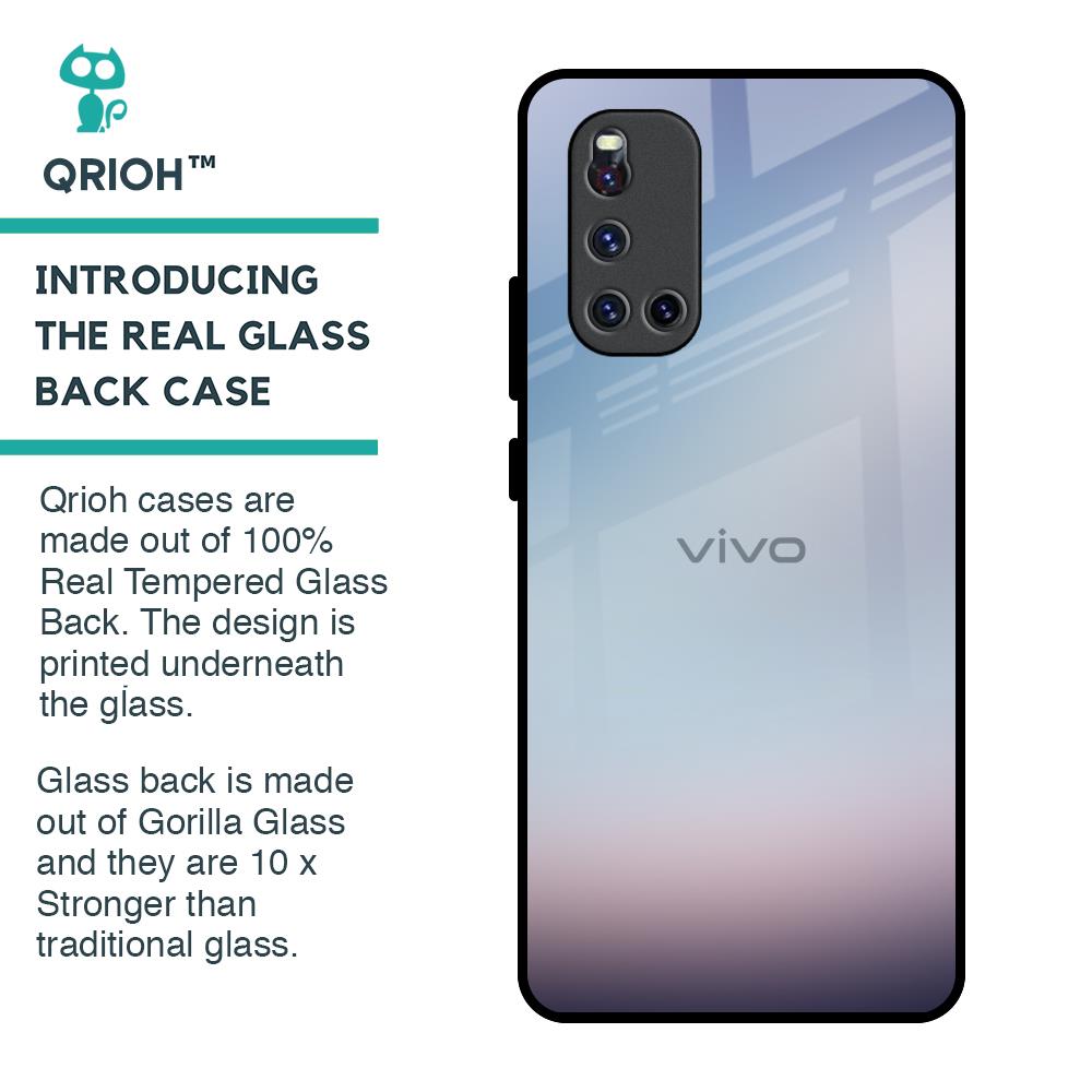 Light Sky Texture Glass Case for Vivo V19