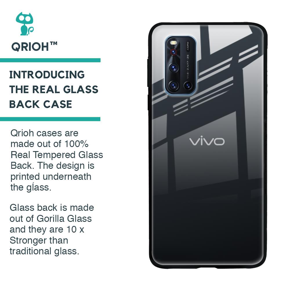 Stone Grey Glass Case For Vivo V19