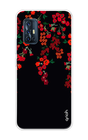 Floral Deco Vivo V19 Back Cover