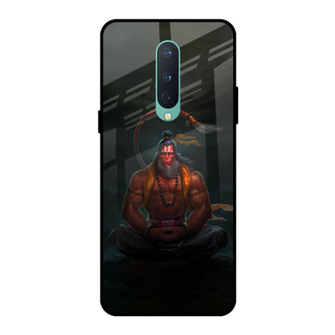 Lord Hanuman Animated OnePlus 8 Glass Back Cover Online