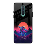 Retro Astronaut OnePlus 8 Glass Back Cover Online