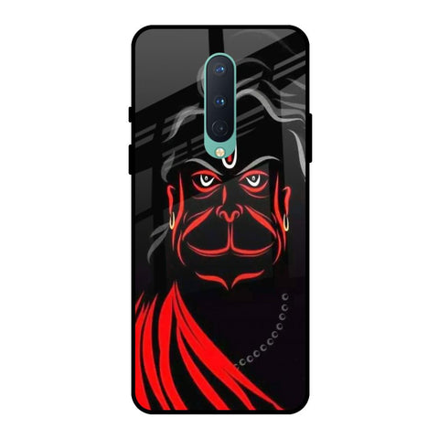 Lord Hanuman OnePlus 8 Glass Back Cover Online