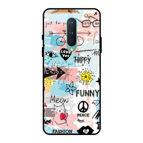 Just For You OnePlus 8 Glass Back Cover Online