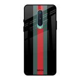 Vertical Stripes OnePlus 8 Glass Back Cover Online