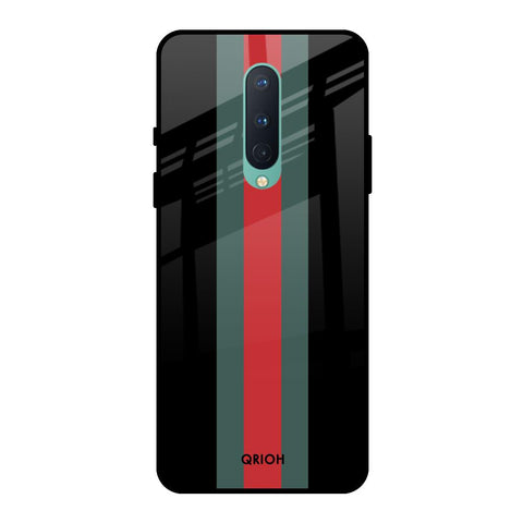 Vertical Stripes OnePlus 8 Glass Back Cover Online