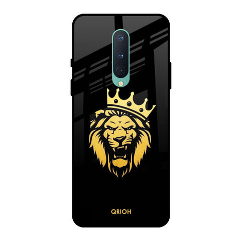 Lion The King OnePlus 8 Glass Back Cover Online
