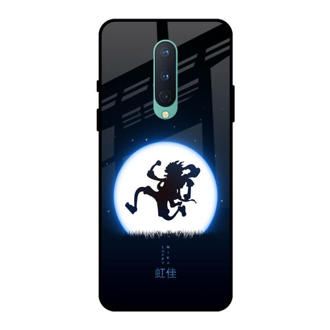 Luffy Nika OnePlus 8 Glass Back Cover Online