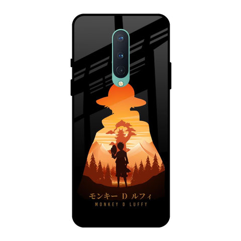 Luffy One Piece OnePlus 8 Glass Back Cover Online