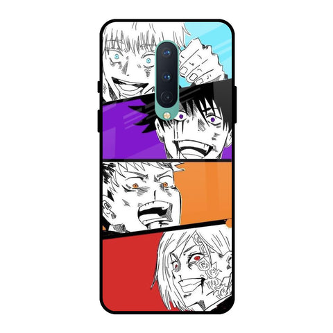 Anime Sketch OnePlus 8 Glass Back Cover Online