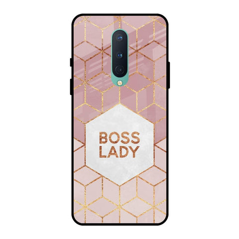 Boss Lady OnePlus 8 Glass Back Cover Online