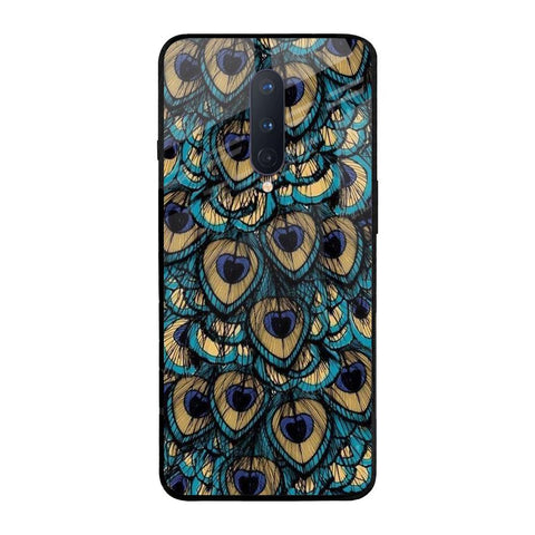 Peacock Feathers OnePlus 8 Glass Cases & Covers Online