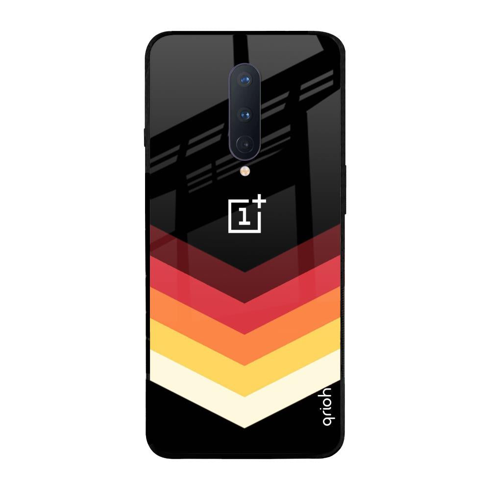 Abstract Arrow Pattern OnePlus 8 Glass Cases & Covers Online