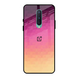 Geometric Pink Diamond OnePlus 8 Glass Back Cover Online