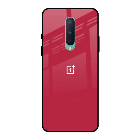 Solo Maroon OnePlus 8 Glass Back Cover Online