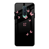Fly Butterfly OnePlus 8 Glass Back Cover Online