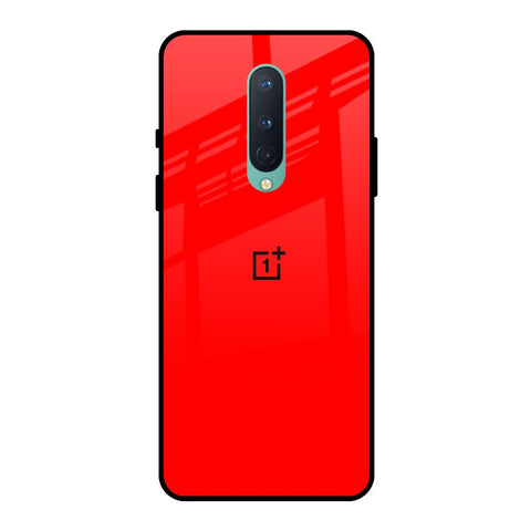 Blood Red OnePlus 8 Glass Back Cover Online