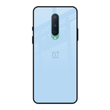 Pastel Sky Blue OnePlus 8 Glass Back Cover Online