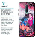 Radha Krishna Art Glass Case for OnePlus 8