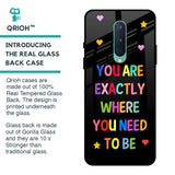 Magical Words Glass Case for OnePlus 8