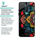 Retro Gorgeous Flower Glass Case for OnePlus 8